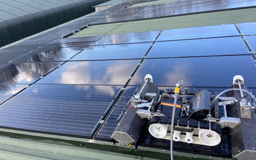 Solar Panel Cleaning In Stowmarket – Poultry Farm